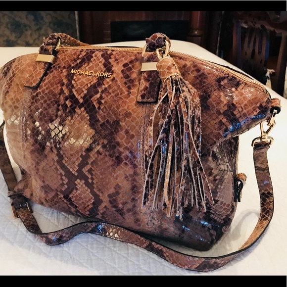 KORS Michael Kors Handbags - Michael Kors Snakeskin Bag